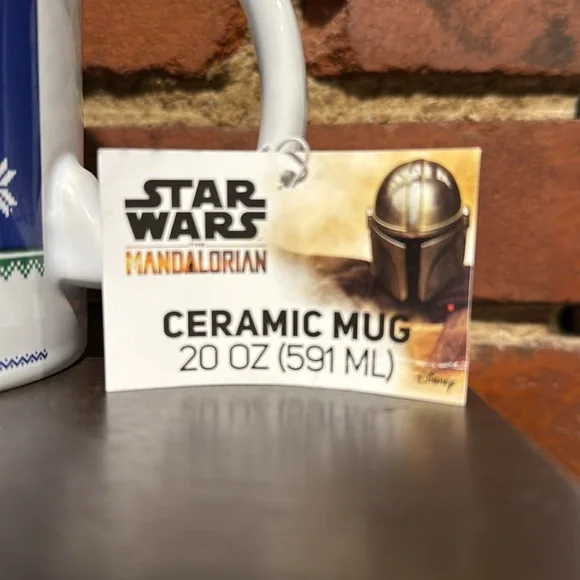 Star Wars Blue and White Ceramic Mugs Set of Two - Picture 2 of 4